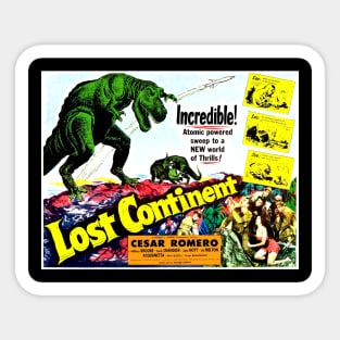 Lost Continent (1951) Sticker